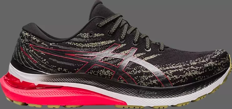 Кроссовки gel kayano 29 'black electric red' Asics, черный