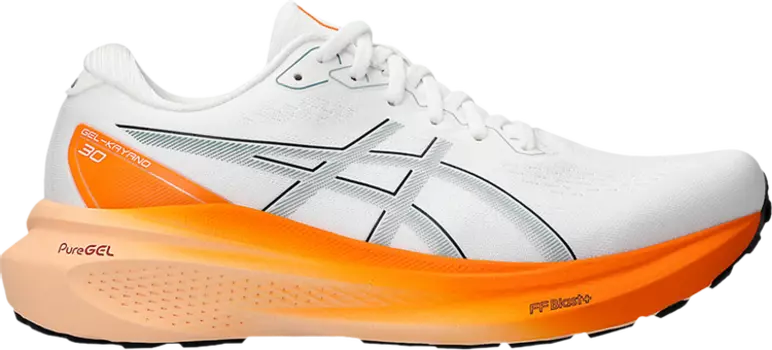 Кроссовки Gel Kayano 30 'White Orange', белый