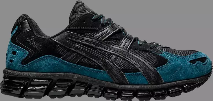 Кроссовки gel kayano 5 360 'black magnetic blue' Asics, черный