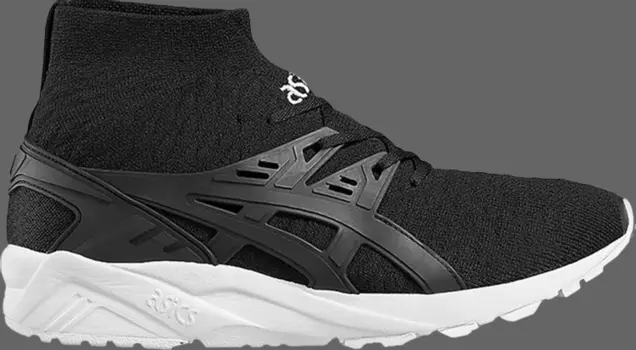 Кроссовки gel kayano trainer knit 'black white' Asics, черный