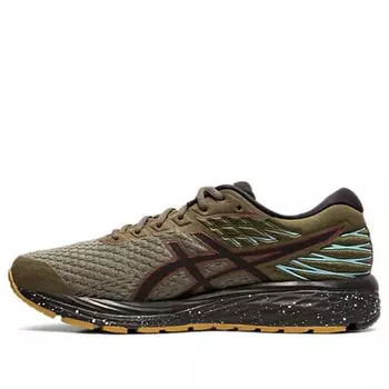Кроссовки гель кумулус 21 зимние Asics, зеленый