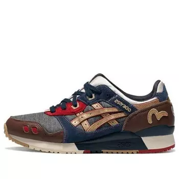Кроссовки гель лайт 3 300 x evisu Asics, серый
