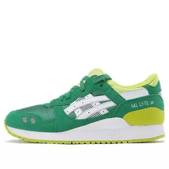 Кроссовки гель лайт 3 Asics, зеленый