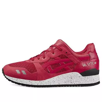 Кроссовки гель лайт 3 нс Asics, красный
