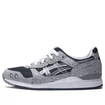 Кроссовки гель лайт 3 x awake ny Asics, серый