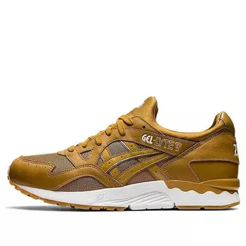 Кроссовки гель лайт 5 Asics, коричневый