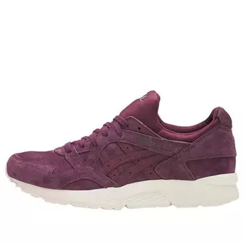 Кроссовки гель лайт 5 Asics, красный