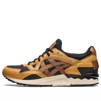 Кроссовки гель лайт v Asics, коричневый