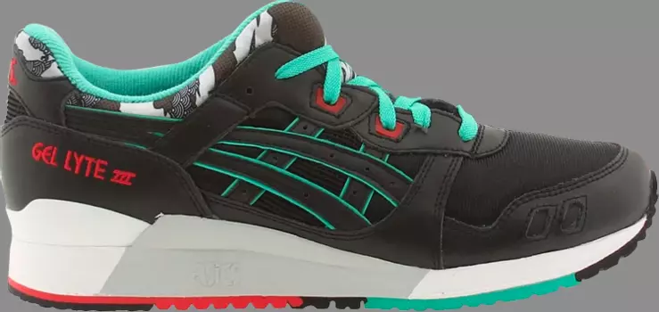 Кроссовки gel lyte 3 'future camo' Asics, черный