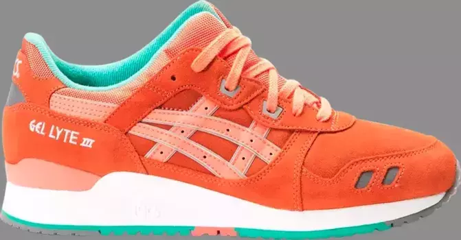 Кроссовки gel lyte 3 'fresh salmon' Asics, апельсин