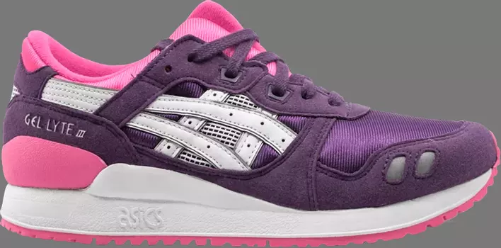 Кроссовки gel lyte 3 gs 'purple white' Asics, фиолетовый