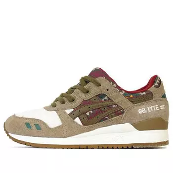 Кроссовки gel lyte 3 коричневые Asics, коричневый
