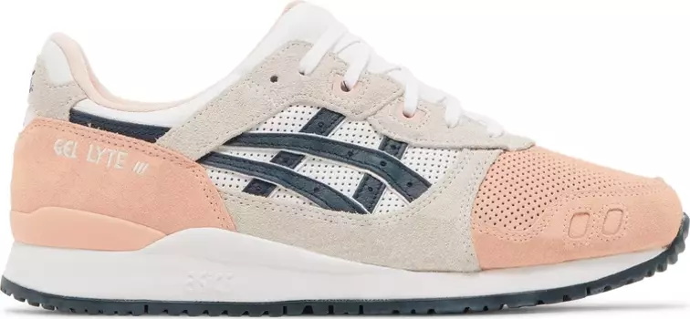 Кроссовки gel lyte 3 og 'bakedpink french blue' Asics, розовый