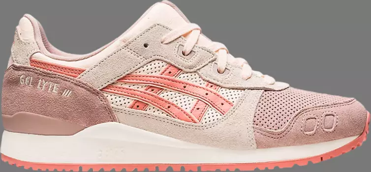 Кроссовки gel lyte 3 og 'fawn salmon' Asics, розовый