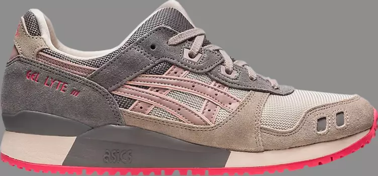 Кроссовки gel lyte 3 og 'oatmeal fawn' Asics, коричневый