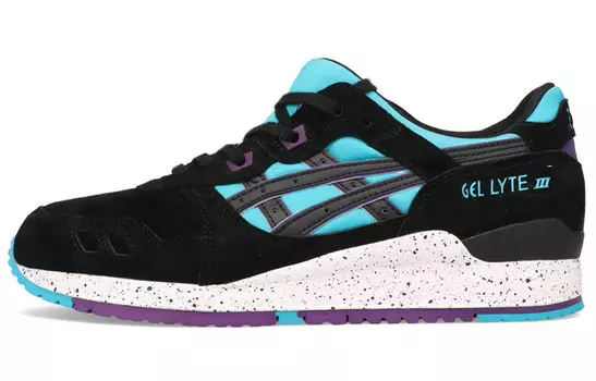 Кроссовки Gel-Lyte 3 унисекс с низким верхом, черные/синие Asics