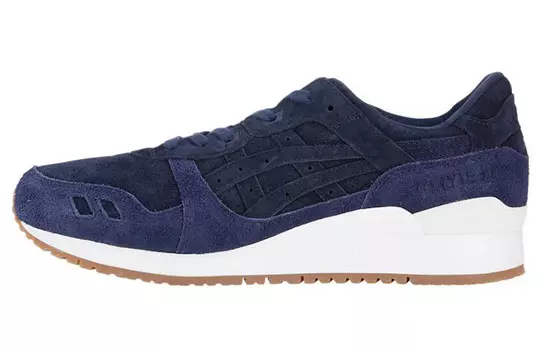 Кроссовки Gel-Lyte 3 унисекс с низким верхом темно-синие Asics