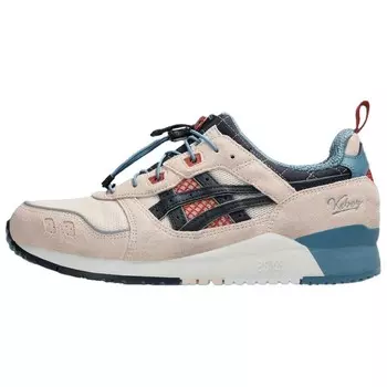 Кроссовки Gel-Lyte 3 унисекс с низким верхом, темно-грибные с принтом Outerspace и NB бордового цвета Asics