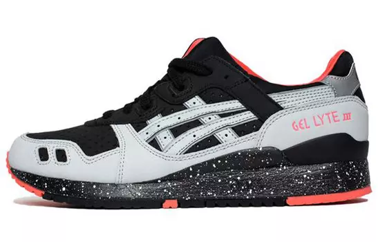 Кроссовки Gel-Lyte 3 унисекс с низким верхом, черные/серые Asics