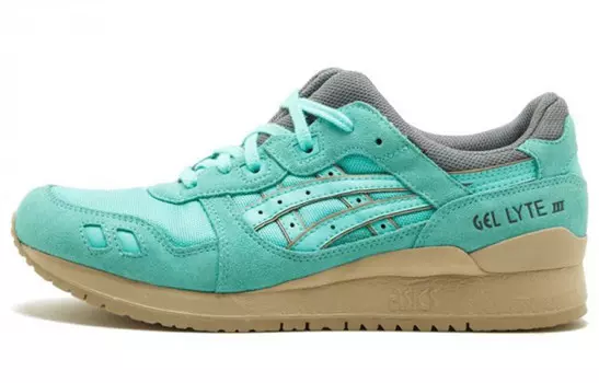 Кроссовки Gel-Lyte 3 женские с низким верхом, синие/желтые Asics