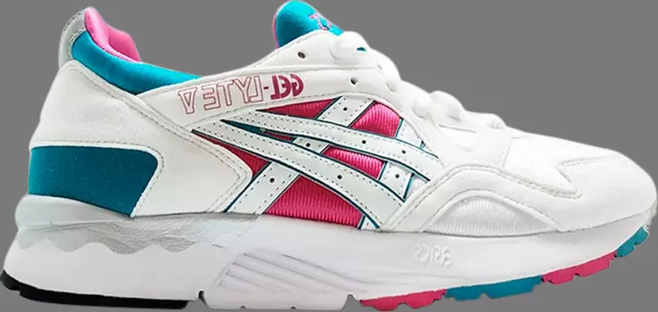 Кроссовки gel lyte 5 'white magenta' Asics, белый
