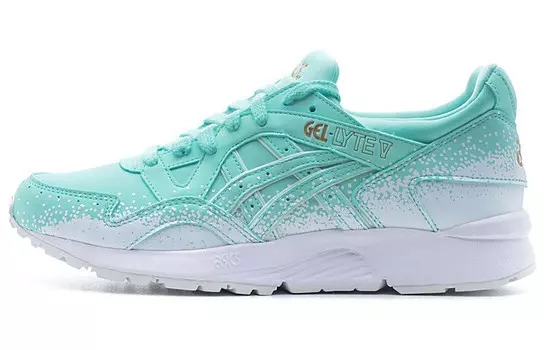 Кроссовки Gel-Lyte 5 Lifestyle женские с низким верхом, зеленые/белые Asics