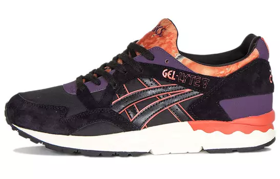 Кроссовки Gel-Lyte 5 унисекс с низким верхом, черные/фиолетовые Asics