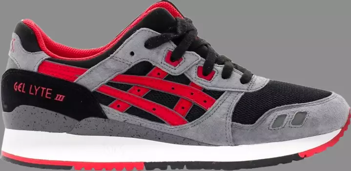Кроссовки gel lyte iii 'fiery red' Asics, черный