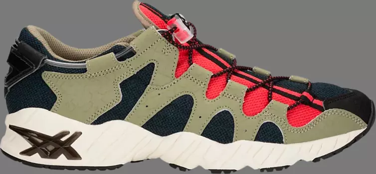 Кроссовки gel mai 'dark ocean' Asics, зеленый