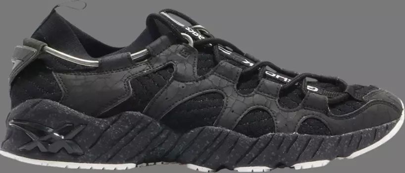 Кроссовки gel mai knit 'black' Asics, черный