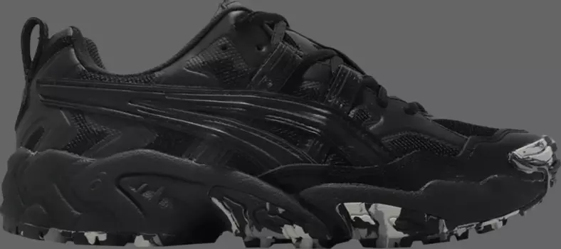 Кроссовки gel nandi 'black grey camo' Asics, черный