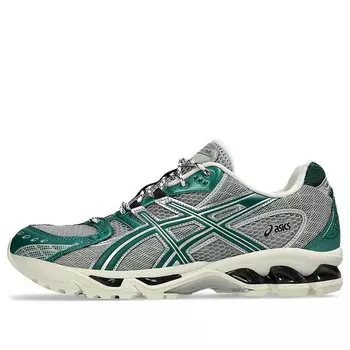 Кроссовки gel-nimbus 10.1 'silver green metallic' Asics, серебряный