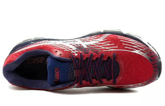 Кроссовки GEL-Nimbus 17 мужские низкие синие/красные Asics