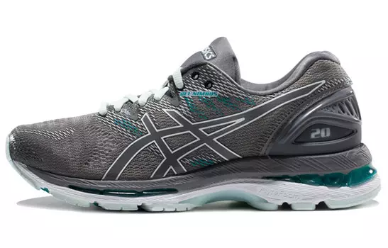 Кроссовки GEL-Nimbus 20 женские с низким верхом серые/белые Asics