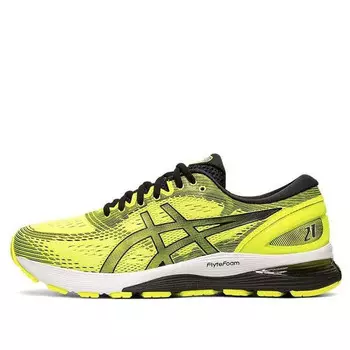 Кроссовки гель нимбус 21 Asics, желтый