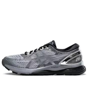 Кроссовки гель нимбус 21 платина Asics, серый