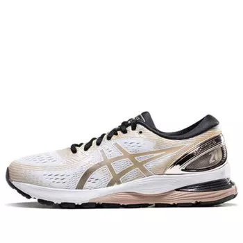 Кроссовки гель нимбус 21 платина Asics, золотой