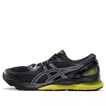 Кроссовки гель нимбус 21 ширина Asics, черный