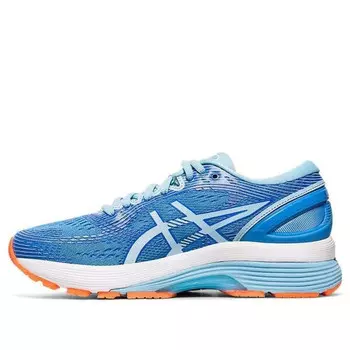 Кроссовки гель нимбус 21 ширина Asics, синий