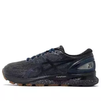 Кроссовки гель нимбус 21 зимние Asics, черный