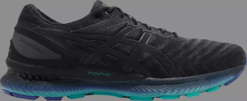Кроссовки gel nimbus 22 lite-show 'black blue' Asics, черный