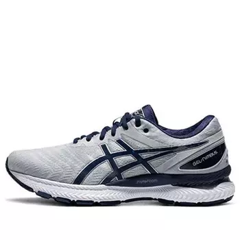 Кроссовки гель нимбус 22 ширина Asics, серый