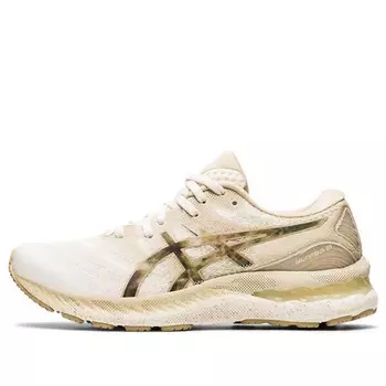 Кроссовки гель нимбус 23 Asics, бежевый