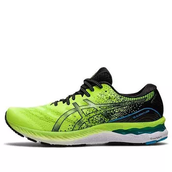 Кроссовки гель нимбус 23 Asics, зеленый