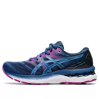 Кроссовки гель нимбус 23 ширина Asics, синий
