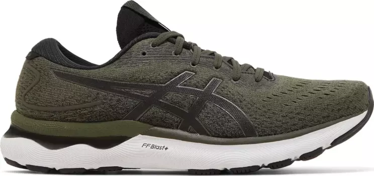 Кроссовки gel nimbus 24 'olive canvas' Asics, зеленый