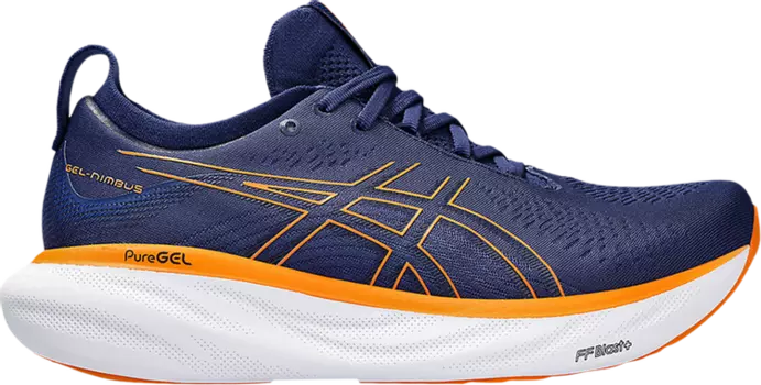 Кроссовки Gel Nimbus 25 'Deep Ocean Bright Orange', синий