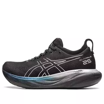 Кроссовки гель нимбус 25 платина Asics, черный
