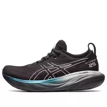 Кроссовки гель нимбус 25 платина Asics, черный