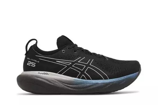 Кроссовки Gel Nimbus 25 Platinum 'Black Pure Silver', черный